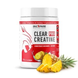 ERIC FAVRE CLEAR CREATINE VEGAN- 300G GOUT ANANAS / PÊCHE
