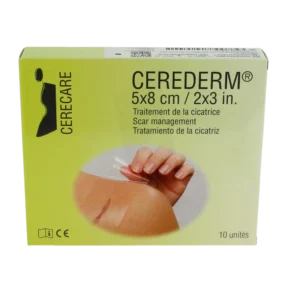 CEREDERM pansement cicatrisant silicone 5 x 8cm