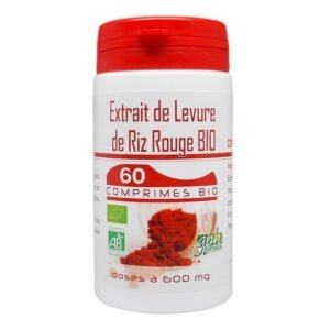 GPH Levure de Riz Rouge Bio – 180 comprimés – 320 mg