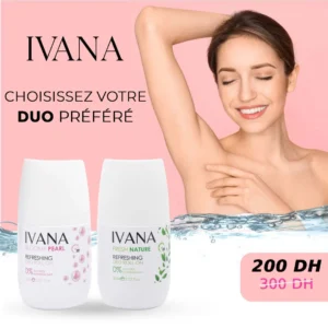 IVANA DUO DEO ROLL ON FRESH NATURE + BLOOMY PEARL